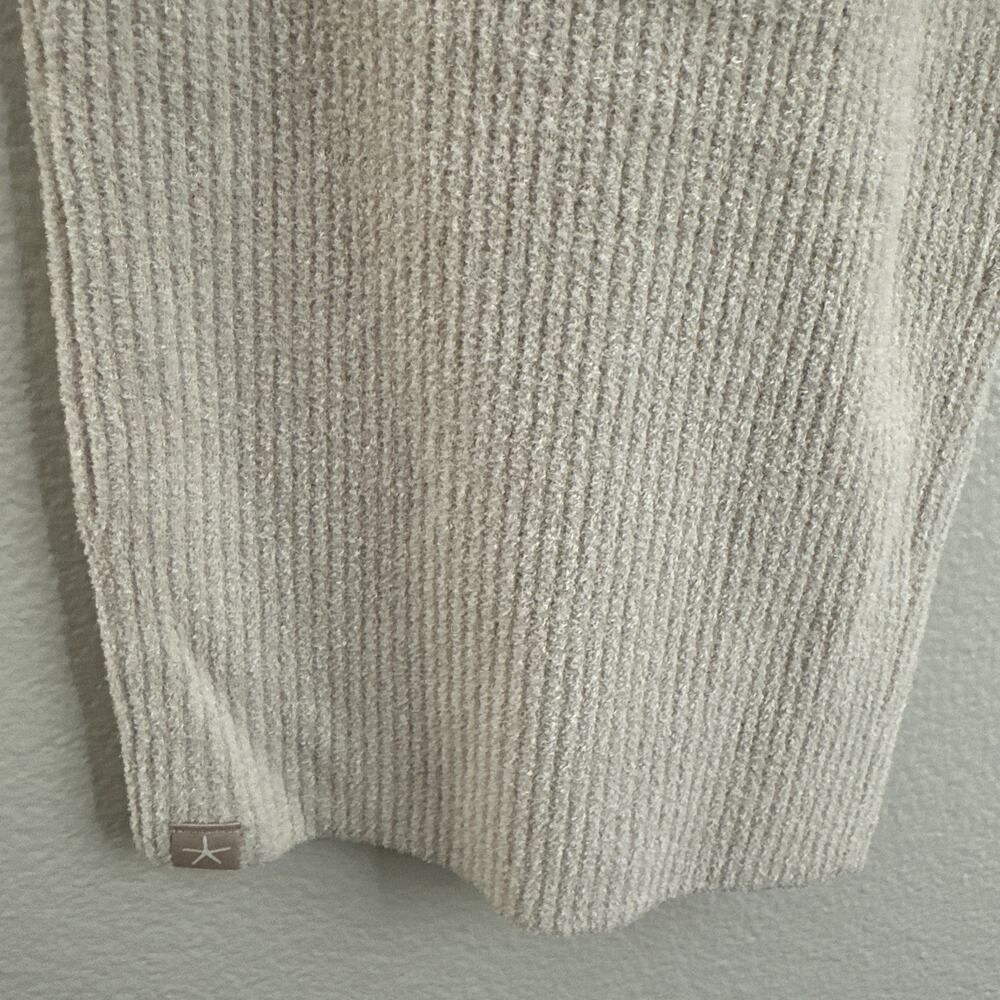Barefoot Dreams Cozychic Textured Crop Pants Cream SZ XS - Picture 5 of 8